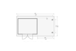 KARIBU Gartenhaus Bastrup 7 , Anthrazit, Fichtenholz 28mm, 674 X 297 X 222 Cm, Pultdach, Anbau 3m Mit Rückwand 15 KARIBU Gartenhaus Bastrup 7 , Anthrazit, Fichtenholz 28mm, 674 X 297 X 222 Cm, Pultdach, Anbau 3m Mit Rückwand -Deko Garten Verkauf 30566 10 06.jpg