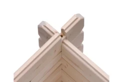 KARIBU Gartenhaus Bastrup4 , Naturbelassen, Fichtenholz 28mm, 554,5 X 297 X 222 Cm, Pultdach, Anbau 3m Mit Rückwand -Deko Garten Verkauf 30566 5 09.jpg
