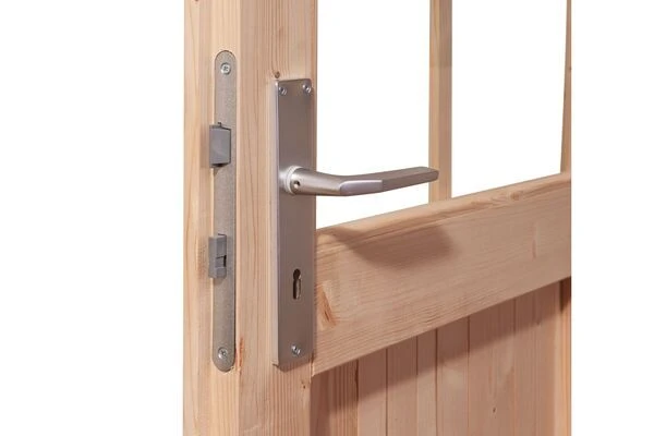 KARIBU Gartenhaus Bastrup 5, Naturbelassen, Fichtenholz 28mm, 714,5 X 297 X 222 Cm, Pultdach, Anbau 4m Mit Rückwand 3 KARIBU Gartenhaus Bastrup 5, Naturbelassen, Fichtenholz 28mm, 714,5 X 297 X 222 Cm, Pultdach, Anbau 4m Mit Rückwand – Bild 3