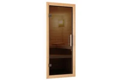KARIBU Siirin Sauna , Naturbelassen, Fichte, 210x184x202 Cm, Eckeinstieg, Graphitfarbene Tür U.Kranz, Ofen 4,5 KW Ext. Strg. Easy -Deko Garten Verkauf 30688 2 06.jpg