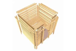 KARIBU Svea Sauna , Naturbelassen, Fichte, 224x160x202 Cm, BronzierteTür U. Kranz, Ofen 4,5 KW Bio Ext. Strg. 19 KARIBU Svea Sauna , Naturbelassen, Fichte, 224x160x202 Cm, BronzierteTür U. Kranz, Ofen 4,5 KW Bio Ext. Strg. -Deko Garten Verkauf 30736 3 10.jpg