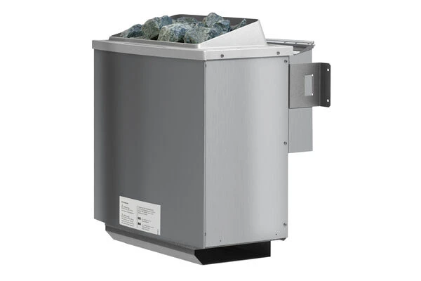 KARIBU Mia Sauna , Naturbelassen, Fichte, 224x184x202 Cm, Graphitfarbene Tür U.Kranz, Ofen 4,5 KW Bio Ext. Strg. Easy 7 KARIBU Mia Sauna , Naturbelassen, Fichte, 224x184x202 Cm, Graphitfarbene Tür U.Kranz, Ofen 4,5 KW Bio Ext. Strg. Easy – Bild 7