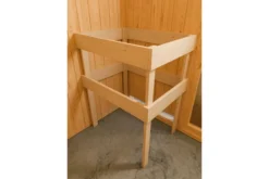 KARIBU Larin Sauna, Naturbelassen, Fichte, 151 X 151 X 198 Cm, Eckeinstieg, Mit Klarglastür, SET Mit Ofen 4,5 KW Ext. Strg. Easy 17 KARIBU Larin Sauna, Naturbelassen, Fichte, 151 X 151 X 198 Cm, Eckeinstieg, Mit Klarglastür, SET Mit Ofen 4,5 KW Ext. Strg. Easy -Deko Garten Verkauf 30914 2 08.jpg