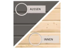 KARIBU Skrollan 1 Saunahaus, Terragrau, Fichte, 336 X 196 X 195 Cm, Fronteinstieg, Mit Moderner Tür SET Mit Fenster -Deko Garten Verkauf 30941 1 04.jpg