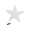 OUTFLEXX Exklusivmodell Star In Star Dekoleuchte, Polyethylen, 38x10x37 Cm, Inkl. Fassung Und LED-Leuchtmittel
