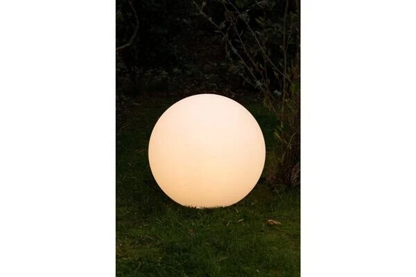 OUTFLEXX Exklusivmodell Shining Globe Dekoleuchte, Polyethylen, 50x48,5 Cm, Inkl. Fassung Und LED-Leuchtmittel 2 OUTFLEXX Exklusivmodell Shining Globe Dekoleuchte, Polyethylen, 50x48,5 Cm, Inkl. Fassung Und LED-Leuchtmittel – Bild 2