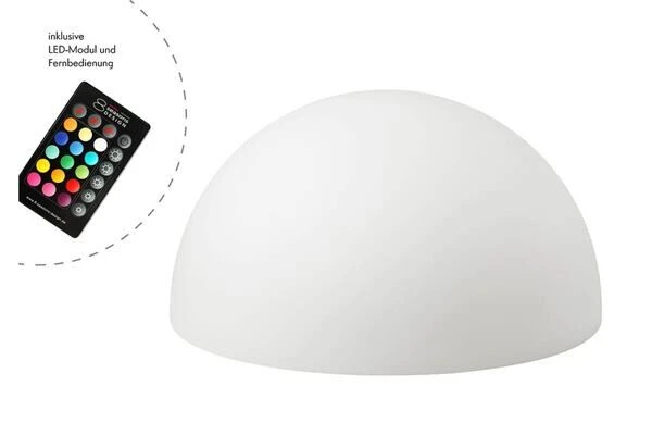 OUTFLEXX Exklusivmodell Shining SunriseDekoleuchte, Polyethylen, 50x24 Cm, Inkl. Fassung Und LED-Leuchtmittel 2 OUTFLEXX Exklusivmodell Shining SunriseDekoleuchte, Polyethylen, 50x24 Cm, Inkl. Fassung Und LED-Leuchtmittel – Bild 2