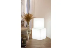 OUTFLEXX Exklusivmodell Shining Cube Dekoleuchte, Polyethylen, 43x 43x43 Cm, Inkl. Fassung Und LED-Leuchtmittel -Deko Garten Verkauf 31296 03.jpg