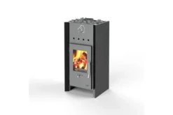 KARIBU Skrollan 1 Saunahaus, Naturbelassen, Fichte, 336x196x228 Cm, Milchglastür & Holzofen Inkl. Schornstein -Deko Garten Verkauf 31399 1 04.jpg