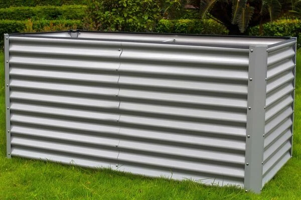 OUTFLEXX Hochbeet, Silber, Zincalume, Pulverbeschichtet, 180 X 90 X 84 Cm 7 OUTFLEXX Hochbeet, Silber, Zincalume, Pulverbeschichtet, 180 X 90 X 84 Cm – Bild 7