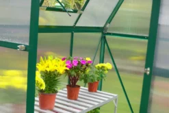 OUTFLEXX Gewächshaus, Grün, Alu/Polycarbonat, 6mm, Inkl. Fundament, Pulverb. 195 X 195 X 205 Cm -Deko Garten Verkauf 3 13751.jpg