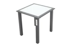 VILLANA 2er-Set Sonnenliegen, Anthrazit/grau, Alu/Textil, 198x66x32cm, Mit Beistelltisch 45x45cm -Deko Garten Verkauf 3 13885.jpg