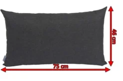 STERN Holly Rückenkissen Zu Bank/Liege, Dunkelgrau, Textil, 75x46x30 Cm -Deko Garten Verkauf 3 15891 2.jpg