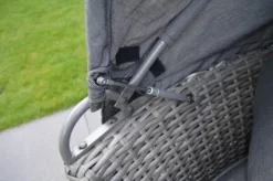 OUTFLEXX Sonneninsel, Grau, Polyrattan, Halbrund, 193 X 104 X 74 Cm, Hocker Drehbar, Dach Klappbar -Deko Garten Verkauf 3 16110.jpg