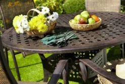 HARTMAN Palermo Esstisch, Bronze, Alu-Guss, Ø120cm -Deko Garten Verkauf 3 16434.jpg