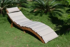 Ploß Sonnenliege, FSC-Akazie/Polyester, 186 X 55 X 21 Cm, Inkl. Auflage -Deko Garten Verkauf 3 16528.jpg