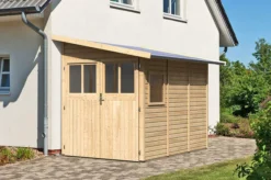 KARIBU Gartenhaus Wandlitz, Fichtenholz 19 Mm, Pultdach -Deko Garten Verkauf 3 17863 3.jpg