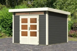 KARIBU Gartenhaus Kandern 6, Fichtenholz 28 Mm, Flachdach -Deko Garten Verkauf 3 18010 2.jpg