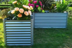 OUTFLEXX Eck-Hochbeet, Silber, Zincalume, 270x270x90x84cm 19 OUTFLEXX Eck-Hochbeet, Silber, Zincalume, 270x270x90x84cm -Deko Garten Verkauf 3 18173.jpg