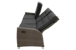 Ploß Rocking Comfort Dining / Lounge 3-Sitzer Sofa, Grau/braun-meliert, Polyrattan, 210x85x112 Cm, Verstellbar -Deko Garten Verkauf 3 18207.jpg