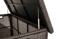 Ploß Rocking Kissenbox, Grau/braun-meliert, Polyrattan, 145x58x73 Cm, Inkl. Inlay -Deko Garten Verkauf 3 18219.jpg