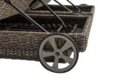 OUTFLEXX Rollliege, Grau, Polyrattan, 200x70x27,5cm, Rückenlehne 5-fach Verstellbar -Deko Garten Verkauf 3 18367.jpg