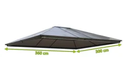 OUTFLEXX Ersatzdach Für Pavillon, Transparent, Polycarbonatplatten, 3x3,6m -Deko Garten Verkauf 3 18403.jpg