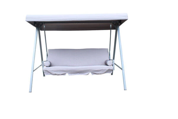 OUTFLEXX 3-Sitzer Hollywoodschaukel, Grau/anthrazit, Stahl/Polyester, 233x135 Cm, Mit Liegefunktion 7 OUTFLEXX 3-Sitzer Hollywoodschaukel, Grau/anthrazit, Stahl/Polyester, 233x135 Cm, Mit Liegefunktion – Bild 7