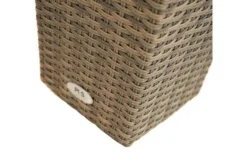 Ploß Rabida Pflanzgefäß, Champagner-meliert, Polyrattan, Konisch, 28x28x60 Cm, Kunststoffeinsatz -Deko Garten Verkauf 3 20153.jpg