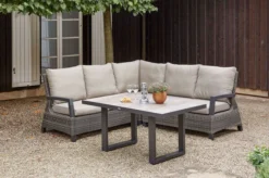 SIENA GARDEN Corido 2-Sitzer Sofa, Charcoal, Alu / Gardino®-Geflecht, 136x83x88 Cm, Armlehne Links -Deko Garten Verkauf 3 20190.jpg