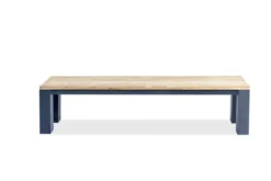 OUTFLEXX Oxford Bank, Dark Grey/natur, Alu/recycled FSC®-Teak, 190x40x45cm, Rustikal Gebürstet -Deko Garten Verkauf 3 20338.jpg