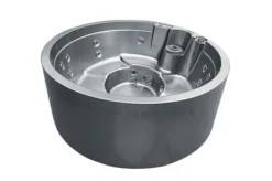 Outtech Steel Art Aqua Whirlpool, Silber/grau, 180x180x73 Cm,5 Pers., LCD Balboa Anzeige, Rund -Deko Garten Verkauf 3 21292.jpg