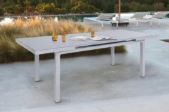 OUTFLEXX Premium Sitzgruppe, Silber/grau, Alu/Textilene, Ausziehtisch 180/240 X 100 Cm, 6 Stapel-, 2 Multipositionssessel -Deko Garten Verkauf 3 21436.jpg