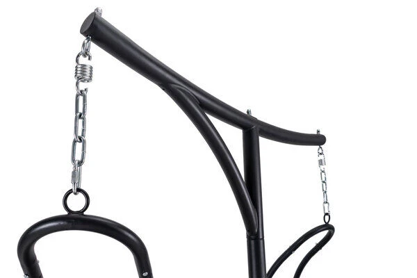 OUTFLEXX Doppelhängesessel, Anthrazit Matt/schwarz, Stahl/Textilene, 190x124x200cm, Inkl. Polster 8 OUTFLEXX Doppelhängesessel, Anthrazit Matt/schwarz, Stahl/Textilene, 190x124x200cm, Inkl. Polster – Bild 8