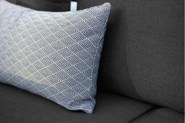 STERN New Holly Dining-Bank/Liege, Silbergrau, Edelstahl, 216x77x73 Cm, Inkl. Polster Schiefergrau 3 STERN New Holly Dining-Bank/Liege, Silbergrau, Edelstahl, 216x77x73 Cm, Inkl. Polster Schiefergrau – Bild 3