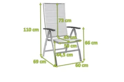 STERN Cardiff Klappsessel, Silber Gepolstert, Edelstahl/Textil/Aluminiumarmlehnen, 69x60x110 Cm, Rückenlehne Verstellbar, Klappbar -Deko Garten Verkauf 3 21898.jpg