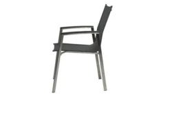 STERN New Top Stapelsessel, Silber/karbon, Edelstahl/Textil/Aluminiumarmlehnen, 63x57x90 Cm, Stapelbar 7 STERN New Top Stapelsessel, Silber/karbon, Edelstahl/Textil/Aluminiumarmlehnen, 63x57x90 Cm, Stapelbar -Deko Garten Verkauf 3 21908.jpg