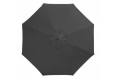 DOPPLER Alu Wood Mittelstockschirm, Anthrazit, Alu/Polyester, 350cm, Mit Kurbel, Holzoptik -Deko Garten Verkauf 3 22341.jpg