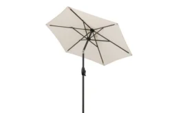 DOPPLER Basic Lift Neo Mittelstockschirm, Natur, Alu/Polyester, Ø180 Cm, Mit Kurbel, Höhenverstellbar -Deko Garten Verkauf 3 22348.jpg