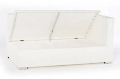 OUTFLEXX 2-Sitzer Ecksofa, Weiß, Polyrattan, 145x85x70cm, Armlehne Li, Inkl. Polster, Wasserfeste Kissenbox -Deko Garten Verkauf 3 2511 3 BOX.jpg