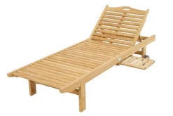 Gartenliege Archimedes Aus Teakholz Von Ploß, Mit Rädern Und Tablett -Deko Garten Verkauf 4 12855.jpg