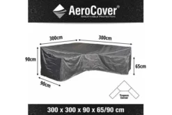 AeroCover Schutzhülle In L-Form Für Lounge Sets, Mit Trapez-Ecke, 300 X 300 X 90 X 65/90 Cm -Deko Garten Verkauf 4 13016.jpg