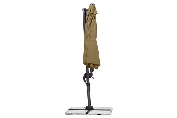 Schneider® SCHNEIDER Rhodos Eco Twist Ampelschirm, Taupe, Rund, Ø 300 Cm 4 Schneider® SCHNEIDER Rhodos Eco Twist Ampelschirm, Taupe, Rund, Ø 300 Cm – Bild 4