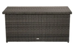 Ploß Rocking Kissenbox, Grau/braun-meliert, Polyrattan, 145x58x73 Cm, Inkl. Inlay -Deko Garten Verkauf 4 18219.jpg