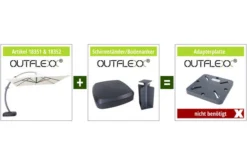 OUTFLEXX Luxus Ampelschirm, Anthrazit, Edelstahl/Aluminium, 350x350cm, Inkl. Schirmständer Und Schutzhülle 17 OUTFLEXX Luxus Ampelschirm, Anthrazit, Edelstahl/Aluminium, 350x350cm, Inkl. Schirmständer Und Schutzhülle -Deko Garten Verkauf 4 18352.jpg