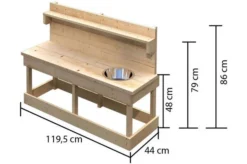 KARIBU Matschküche Sandy, Fichtenholz Naturbelassen -Deko Garten Verkauf 4 19400.jpg