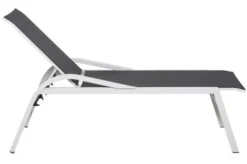 SIENA GARDEN Milos Stapelliege, Aluminium/Ranotex, 194 X 64 X 48 Cm -Deko Garten Verkauf 4 19582 3.jpg