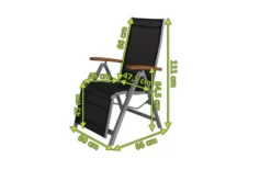 VILLANA Relaxsessel, Silber/schwarz, Alu/Textilene, 66 X 60 X 111 Cm, FSC Akazienholz Armlehnen 12 VILLANA Relaxsessel, Silber/schwarz, Alu/Textilene, 66 X 60 X 111 Cm, FSC Akazienholz Armlehnen -Deko Garten Verkauf 4 19811.jpg