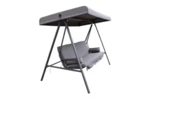 OUTFLEXX 3-Sitzer Hollywoodschaukel, Grau/anthrazit, Stahl/Polyester, 233x135 Cm, Mit Liegefunktion 21 OUTFLEXX 3-Sitzer Hollywoodschaukel, Grau/anthrazit, Stahl/Polyester, 233x135 Cm, Mit Liegefunktion -Deko Garten Verkauf 4 20117.jpg