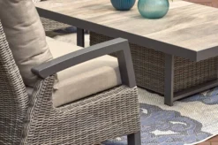 SIENA GARDEN Corido 2-Sitzer Sofa, Charcoal, Alu / Gardino®-Geflecht, 136x83x88 Cm, Armlehne Links -Deko Garten Verkauf 4 20190.jpg